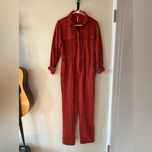 Free People eyelet jumpsuit